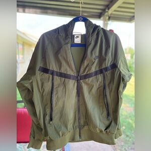 Nike Olive Windbreaker